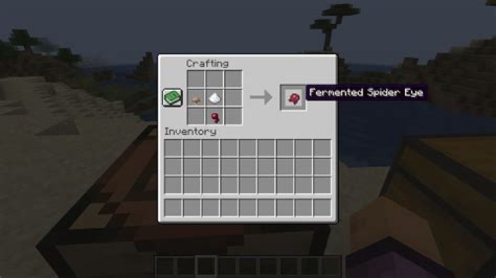 How to make fermented spider eye minecraft