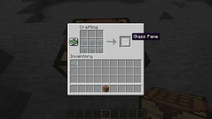 How to make glass pane in minecraft