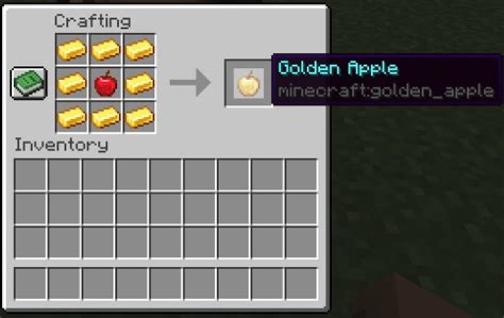 How to make golden apple minecraft