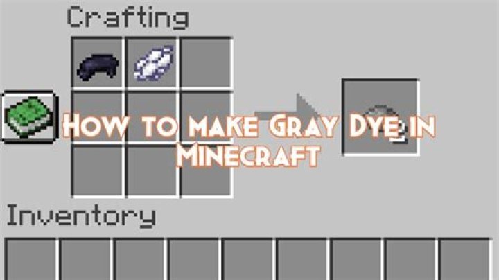 How to make gray wool in minecraft