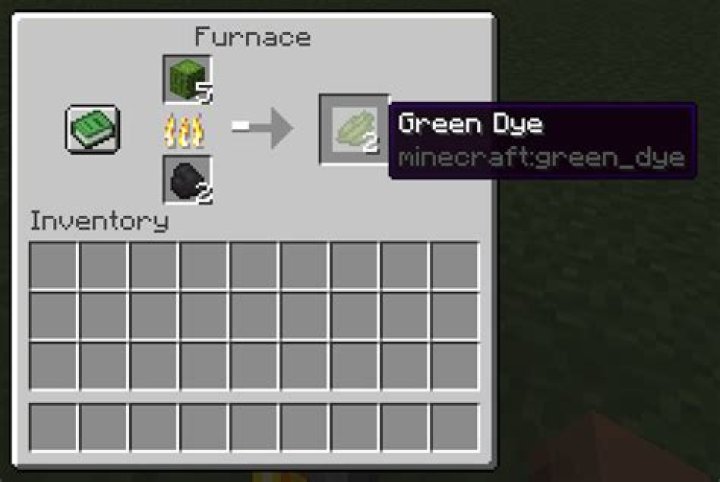 How to make green dye in minecraft