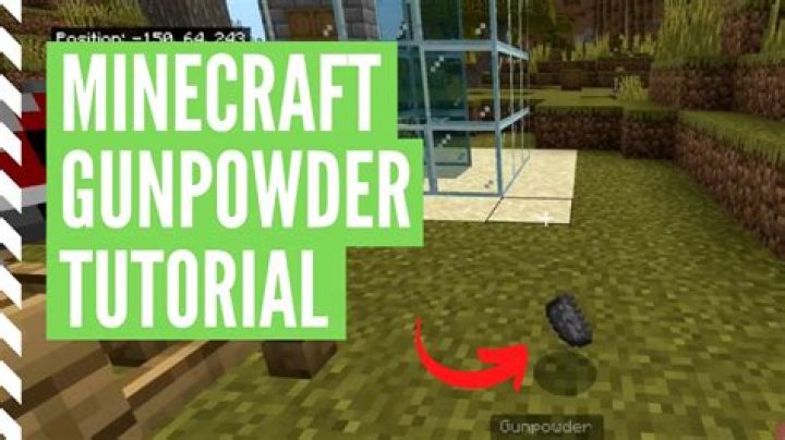 How to make gunpowder in minecraft pe