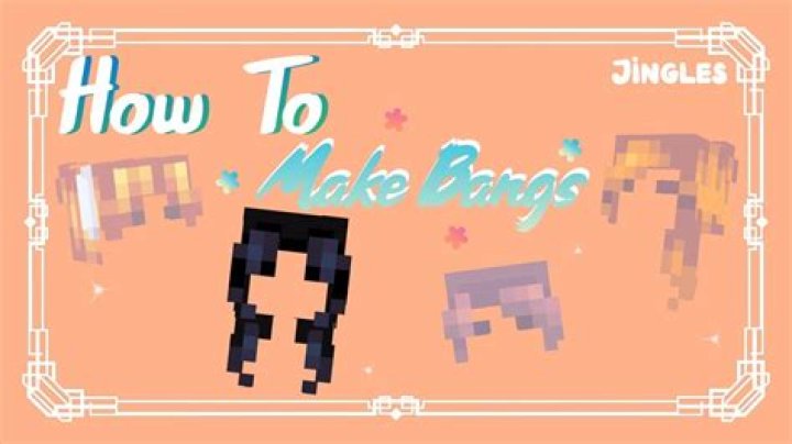 How to make hair in minecraft