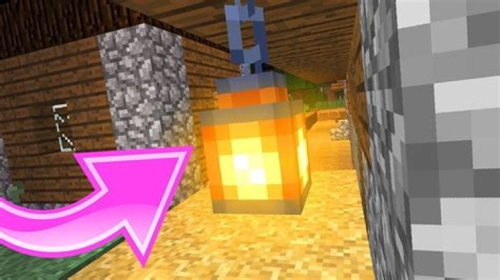 How to make hanging lanterns in minecraft