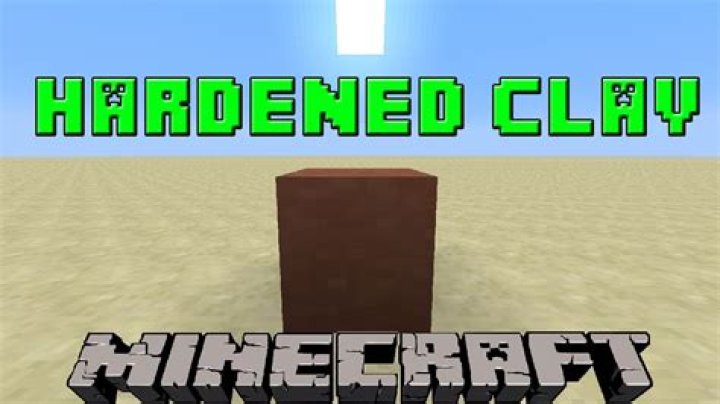 How to make hardened clay in minecraft