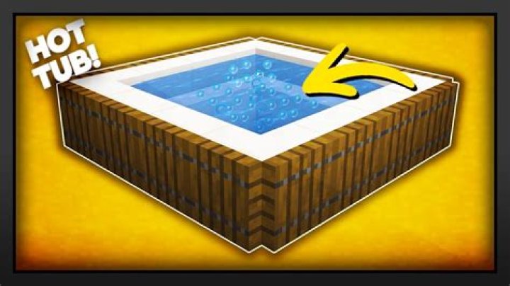How to make hot tub in minecraft