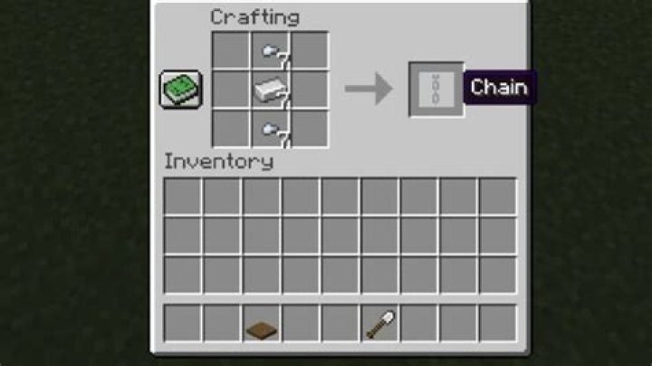 How to make iron chains in minecraft