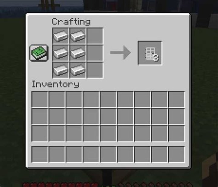 How to make iron door in minecraft