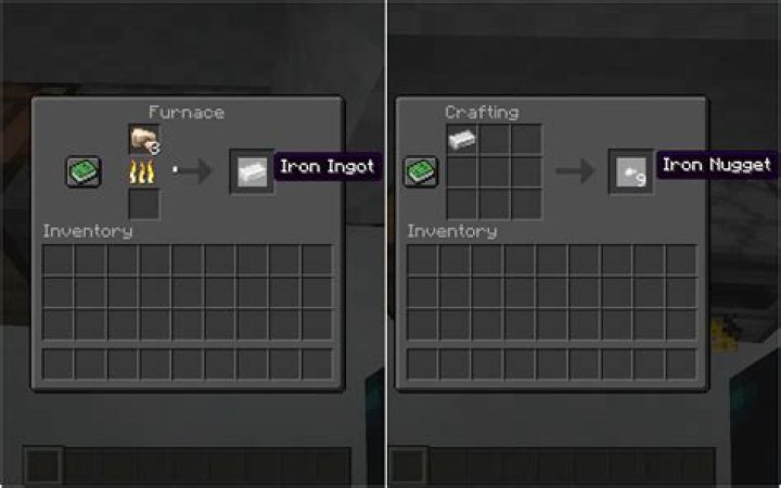 How to make iron nuggets in minecraft