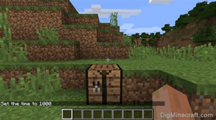 How to make it daytime in minecraft