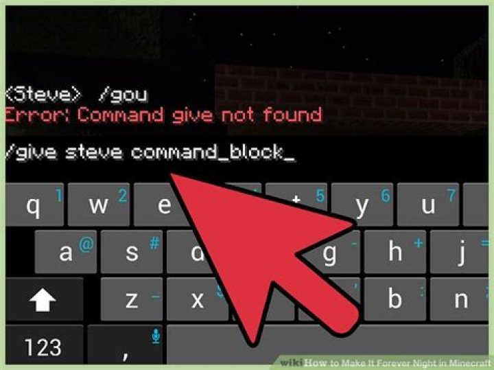How to make it night in minecraft