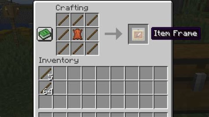How to make item frames in minecraft