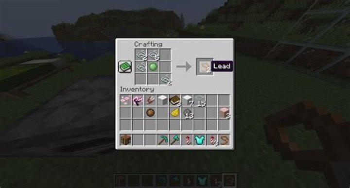 How to make lead on minecraft