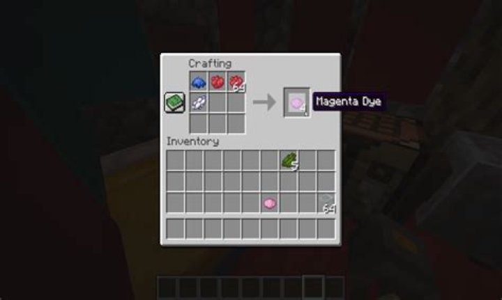How to make magenta dye in minecraft