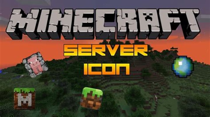 How to make minecraft server icon
