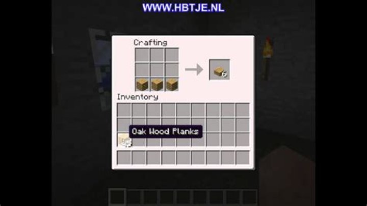 How to make oak slabs in minecraft