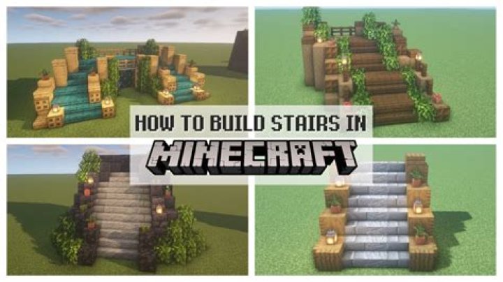 How to make oak stairs in minecraft