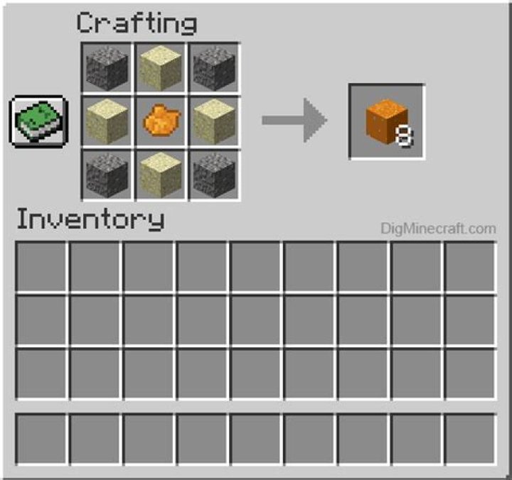 How to make orange concrete in minecraft