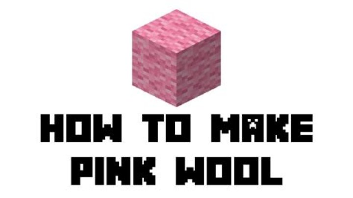 How to make pink wool in minecraft