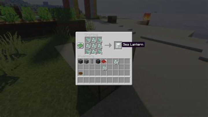 How to make sea lanterns in minecraft