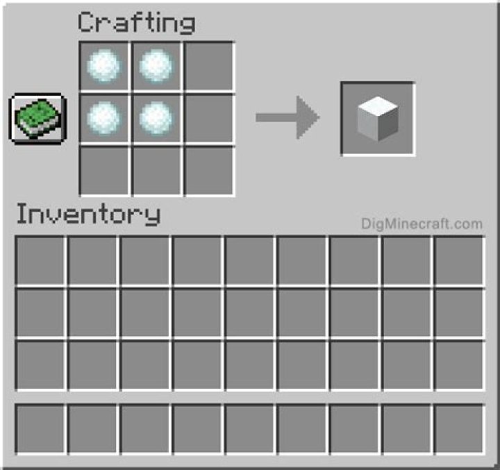 How to make snow blocks in minecraft
