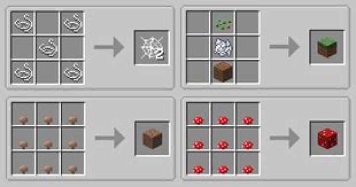 How to make spider webs in minecraft