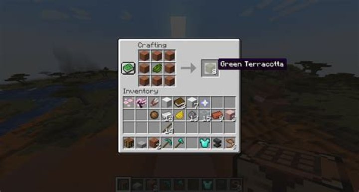 How to make stained terracotta in minecraft