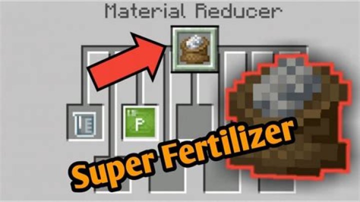 How to make super fertilizer in minecraft