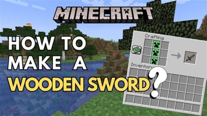 How to make sword on minecraft