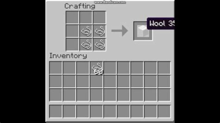 How to make white wool in minecraft