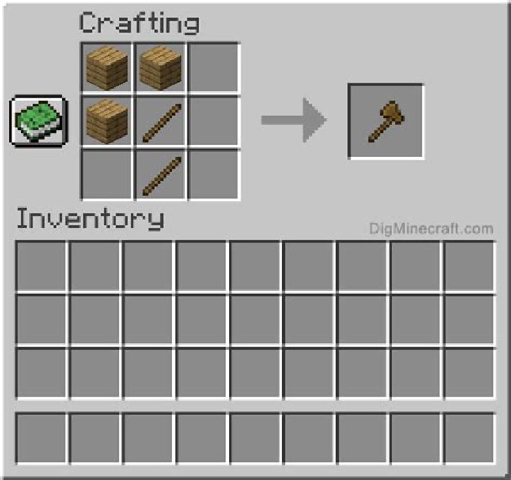 How to make wooden axe in minecraft