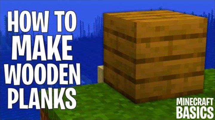 How to make wooden planks in minecraft