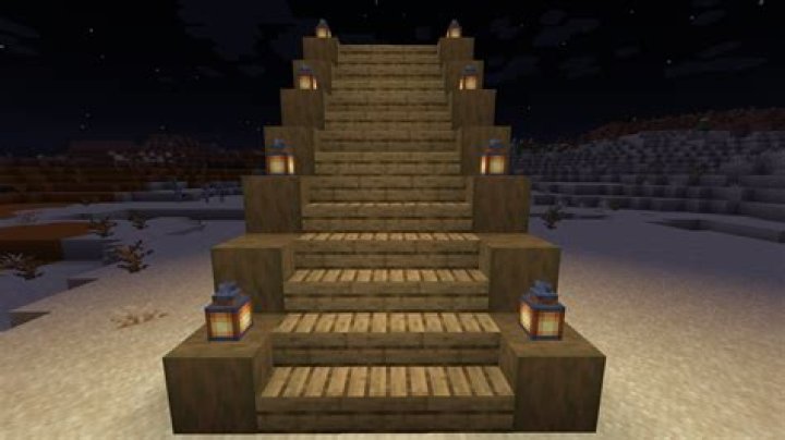How to make wooden stairs in minecraft