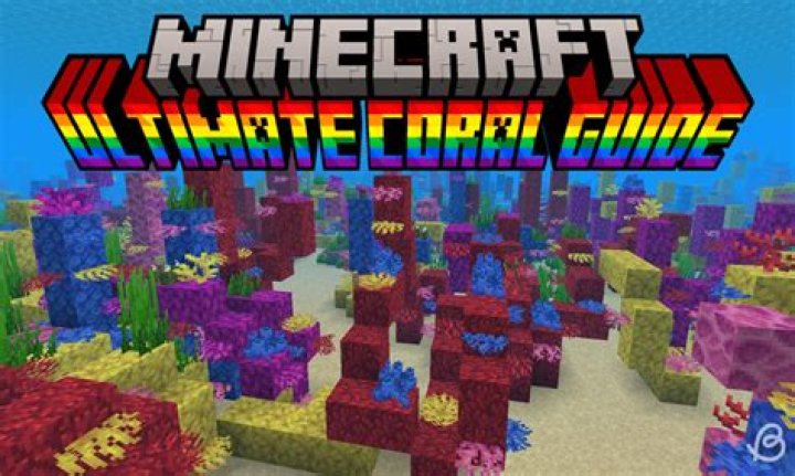 How to move coral in minecraft