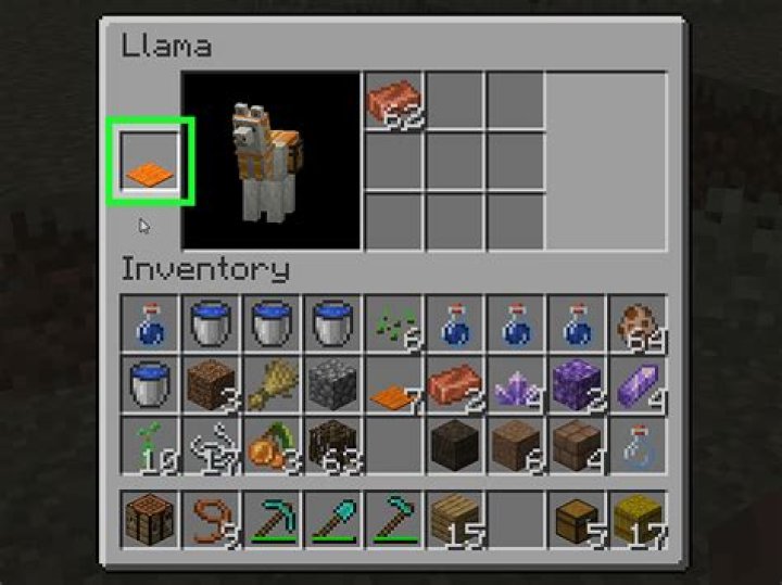 How to move llamas in minecraft