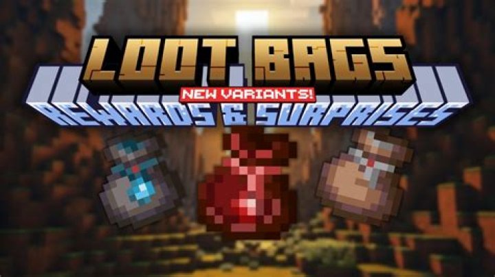 How to open loot bags minecraft