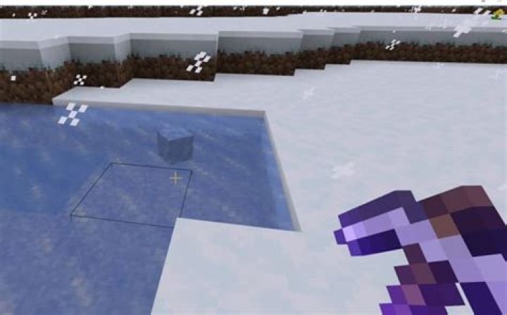 How to pick up ice in minecraft