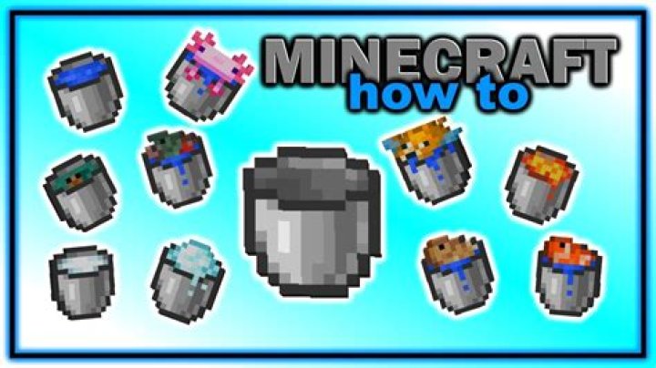 How to pick up water in minecraft