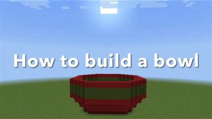 How to place a bowl in minecraft