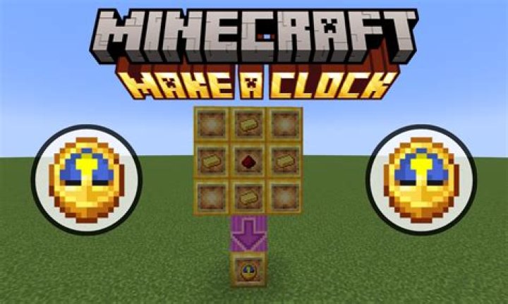 How to place a clock in minecraft