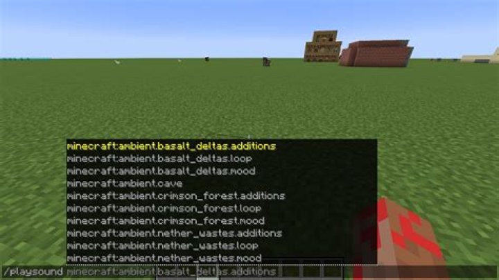 How to play a sound in minecraft