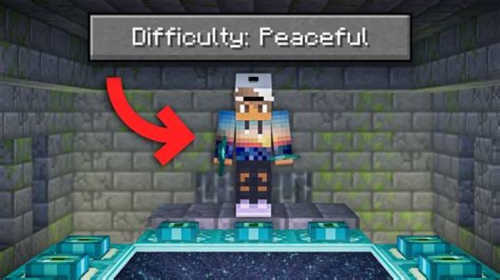 How to play minecraft peaceful mode