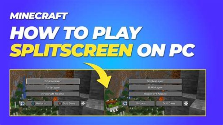 How to play split screen minecraft ps3