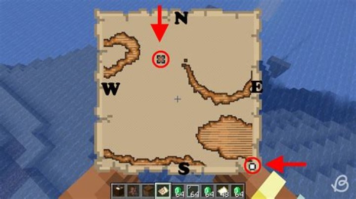 How to read explorer map minecraft