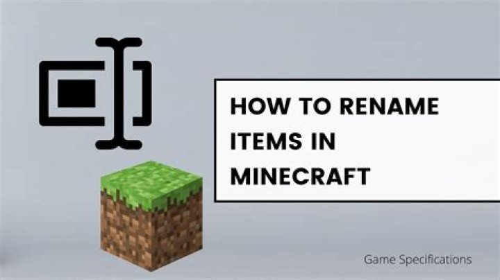 How to rename yourself in minecraft