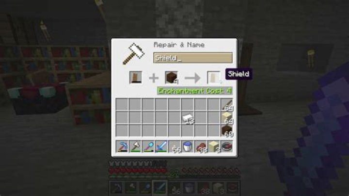 How to repair a shield in minecraft