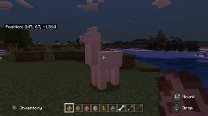 How to ride a llama minecraft 1.11