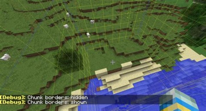 How to see chunk borders in minecraft
