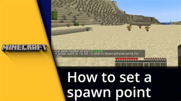 How to set spawn point in minecraft