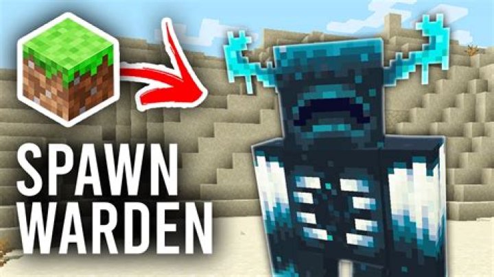 How to spawn a warden in minecraft
